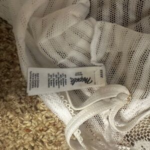 Dreamgirl White Chemise with Sheer Lace